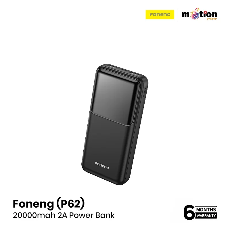 Foneng P62 20000mAh 2A fast charging Power Bank